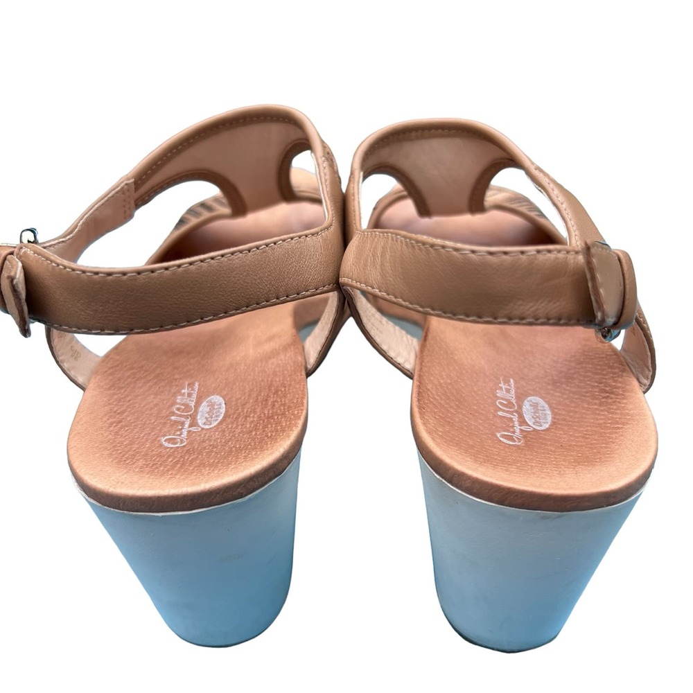 Dr. Scholl’s “Wiley” Women’s Tan & White Platform Sandals 9M - Picture 6 of 11